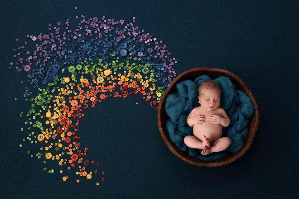 Moments by Katie Mitchell - Rainbow Baby Photograph